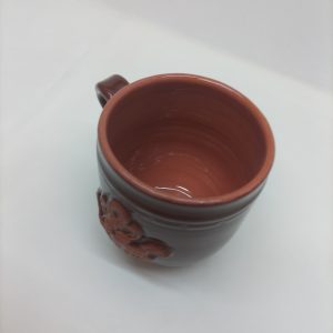 Arbatinis puodelis rudas