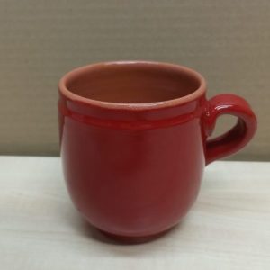 Arbatinis puodelis, raudonas